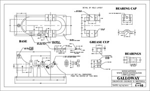 Machine Drawings for the Galloway 1/6 Scale Model Hit and Miss Engine