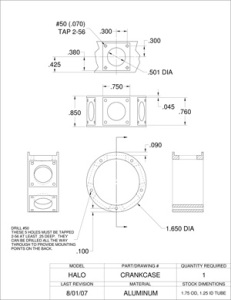 HALO five cylinder radial plans