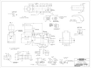 Machine Drawings of Schaeffer's Little York Model Hit and Miss Engine